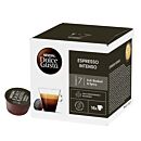 Nescafé Espresso Intenso package and capsule for Dolce Gusto
